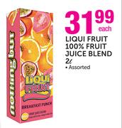 Liqui Fruit 100% Fruit Juice Blend Assorted-2Ltr