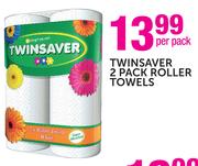 Twinsaver 2 Pack Roller Towels-Per Pack