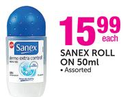 Sanex Roll On Assorted-50ml
