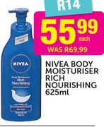 Nivea Body Moisturiser Rich Nourishing-625ml