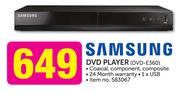 Samsung DVD Player DVD-E360