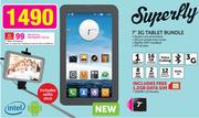 Superfly by Telefunken 7" 3G Tablet Bundle-On MyMeg 500 Top Up
