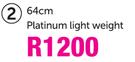 Voyager 64cm Platinum Light Weight-Each
