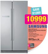Samsung 660Ltr Metallic Side By Side Fridge/Freezer RSA1NHMG1 XFA
