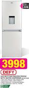 Defy 247Ltr Bottom Freezer Fridge With Water Dispenser M DFC419