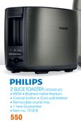 Philips 2 Slice Toaster HD2628.82