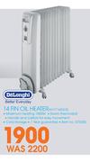 Delonghi 14 Fin Oil Heater KH77143CB