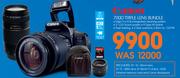 Canon 700D Triple Lens Bundle