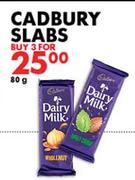 Cadbury Slabs-3x80g