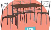 Tilo 5 Piece Dinette Set