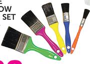 Academy 5 Piece Rainbow Brush Set
