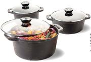 Always Home 6 Piece Cast Iron Casserole Set