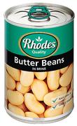 Rhodes Butter Beans In Brine-410g
