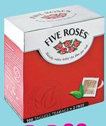 Five Roses Tagless Teabags-100's