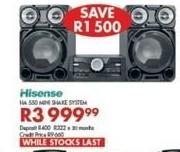Hisense HA 550 Mini Shake System