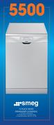 Smeg 12 Place Silver Dishwasher LVS65SSA