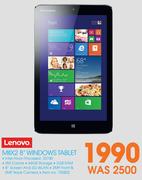 Lenovo MIIX2 8" Windows Tablet