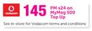 Lenovo A7 3G Tablet MTK8382M-On MyMeg 500 Top Up