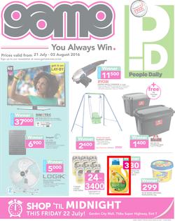 Game Kenya : You Always Win (21 Jul - 3 Aug 2016), page 1