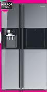 Samsung 524Ltr Mirror Finish Side By Side Fridge/Freezer RS21HFLMR1/XF
