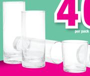 6 Pack Glass Set-Per Pack