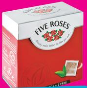 Five Roses Tagless Teabags-100's