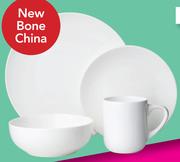 New Bone China 16 Piece Coupe Dinner Set