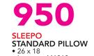 Sleepo Standard Pillow-26 x 18