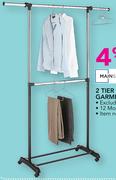 Mainstays 2 Tier Garment Rack