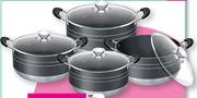 Sumo 8 Piece Non Stick Cookware Set-Per Set