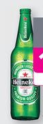 Heineken Lager Beer Bottle-12 Pack-6 x 60cl