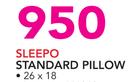 Sleepo Standard Pillow-26 x 18