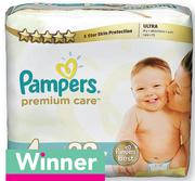 Pampers Premium Care-40's, 36's, 32's Per Pack