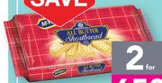 McVities Short Bread Biscuits-2 x 100g