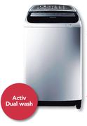 Samsung 15kg Silver Top Load Washing Machine WA15J5730SS F