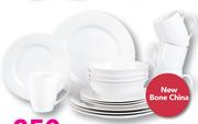 New Bone China 16 Piece Classic Shape Dinner Set