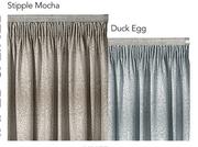Always Home Lined Jacquard Curtains 230x218Cm-Per Drop