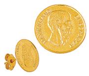 JCSA 9Ct Gold And Silver Earrings Bonded-Per Pair