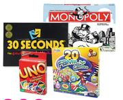 UNO Or 20 Family Games-Each