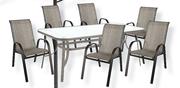 Out And About 7 Piece Textaline Patio Set