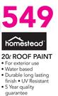 Homestead 20Ltr Roof Paint