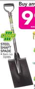 Lasher Steel Shaft Spade-Each