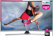 Samsung 55" Smart Curved LED TV 55J6300