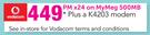 HP Intel Core i3 Notebook 15-AC107NI+ K4203 Modem-On MyMeg 500MB