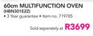 Bosch 60cm Multifunction Oven HBN301EZ