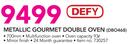 Defy Metallic Gourmet Double Oven DBO468