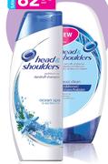 Head And Shoulders Shampoo/Conditioner Assorted-400ml Each