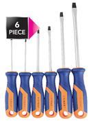 6 Piece Screwdriver Set-Per Set