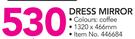 Dress Mirror-1320 x 466mm Each