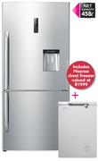 Hisense 458Ltr Bottom Freezer Fridge Inox H610BI WD